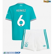 Maglie da calcio Liverpool Milos Kerkez #6 Terza Maglia Bambino 2025-26 Manica Corta (+ Pantaloni corti)